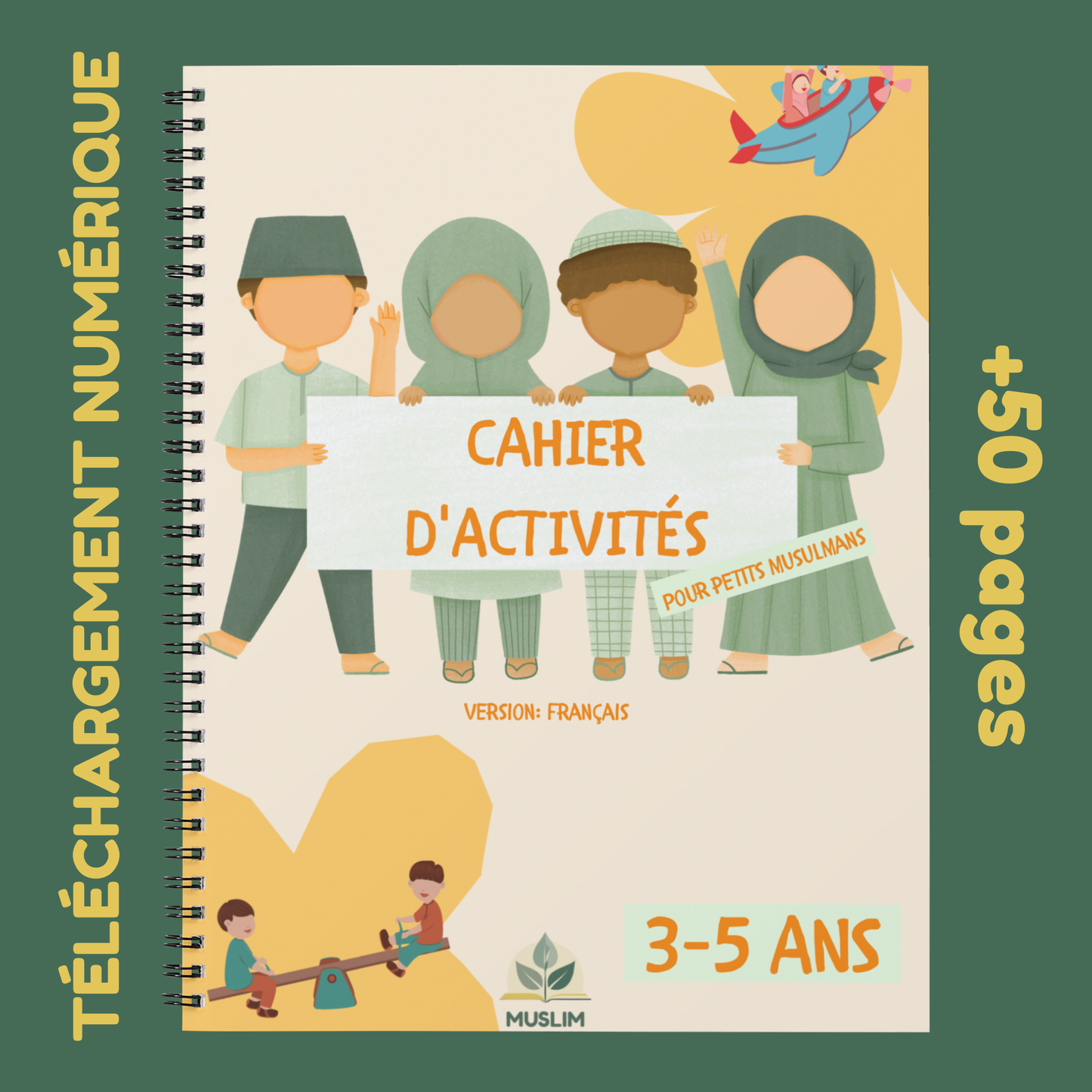 Toddler Activity Workbook – Ages 3-5 | English, Dutch & French | Faith-Based Learning