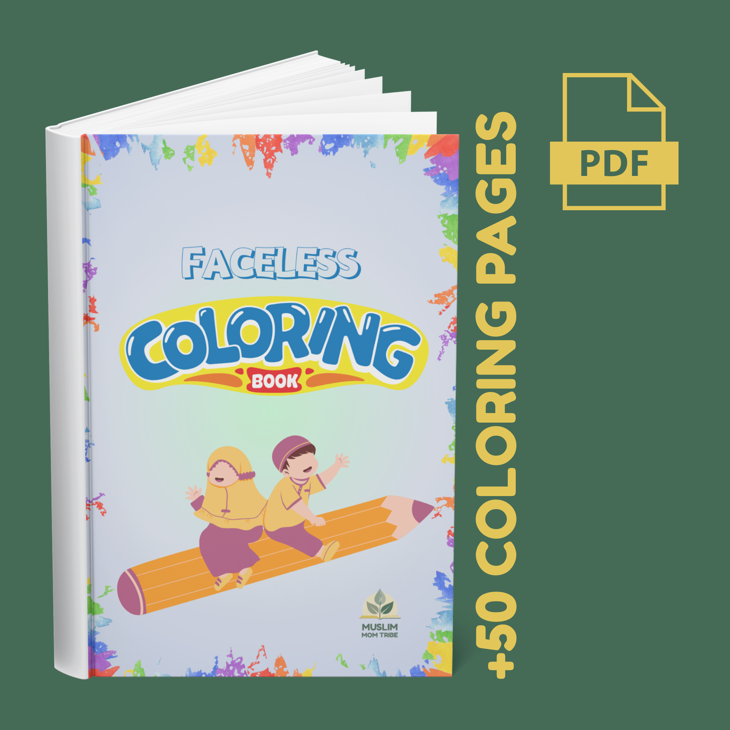 Faceless Coloring Book for Kids (50+ Pages) | Faith-Aligned & Screen-Free