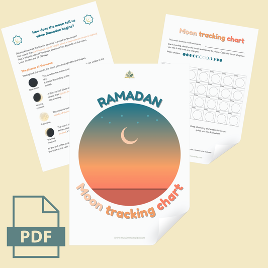 Ramadan Moon Tracker – Printable Activity to Observe the Moon & Welcome Ramadan