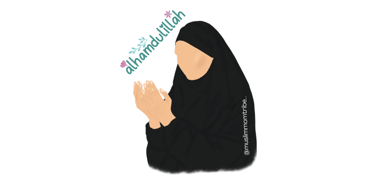 woman making dua